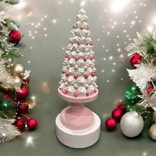 TK Maxx Frosted Sugar Iced Candy Sweets Christmas Tree Ornament 37cm