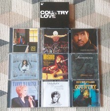 Country Bundle 10x CDs Garth Brooks, Tammy Wynette, Melanie, Travis, Lynn, Brown