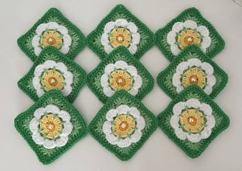 Hand crocheted granny - hand,