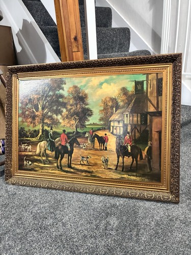 Large hunting scene - large,