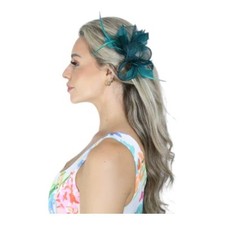 Small Flower Feather Hair Hat