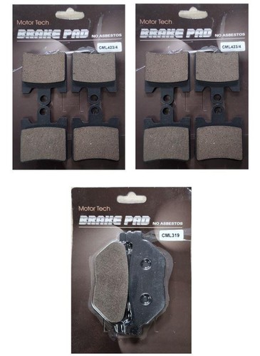 Brake pad set - set, for