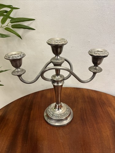 Silver plated three arm - three,