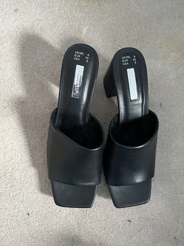 Black smart platform - smart, sandals
