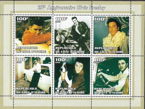Elvis presley stamps sheet - elvis,