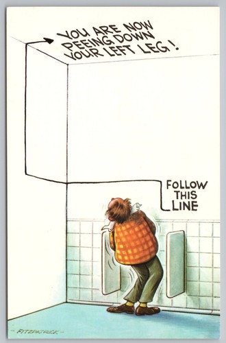 Vintage bamforth comic - vintage,