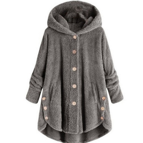 Ladies solid fleece coat - ladies,