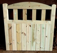 wooden gate, garden gate, pedestrian gate