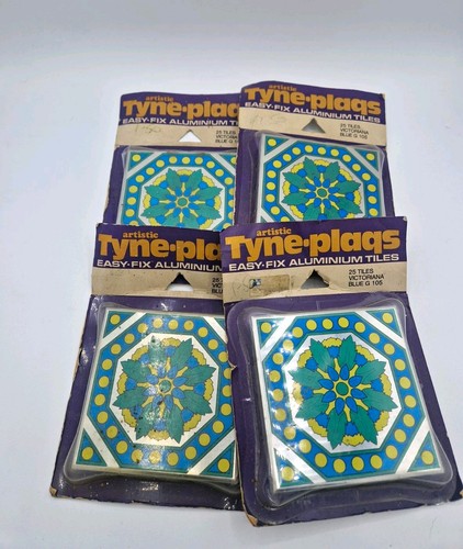 Vintage 1970s tyne plaqs - 4x,