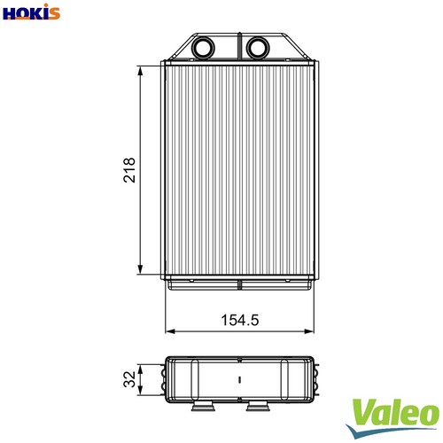 Heat exchanger interior - heat,