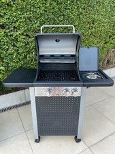 Royal Leisure Gas BBQ Deluxe 2+1 Side Burners Outdoor Garden Cooking Barbecue