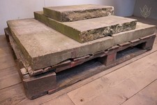 10.5ft - 22" x 3" Reclaimed Flat Coping Stones - WM12248