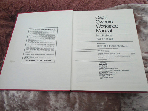 Haynes ford capri 2000 - ford,
