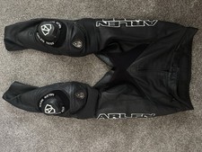 Arlen Ness Leather Motorcycle Jeans With Sliders