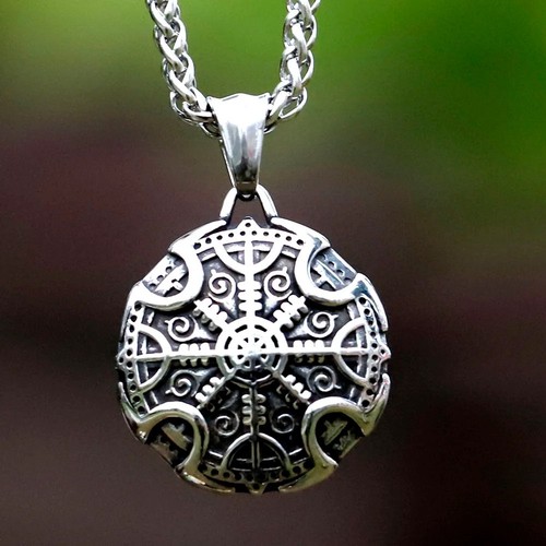 Norse helm awe necklace - helm,
