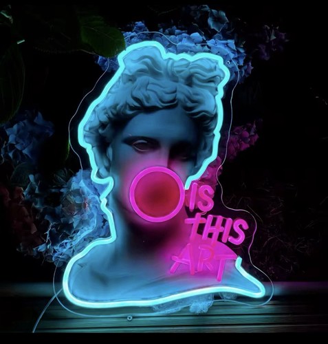 This art led - this, neon
