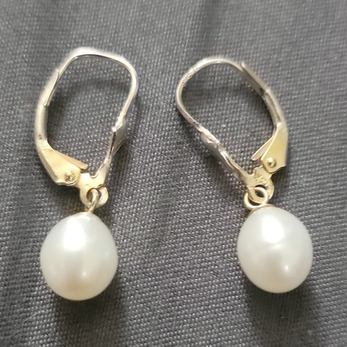 14k yellow gold leverback - 14k,
