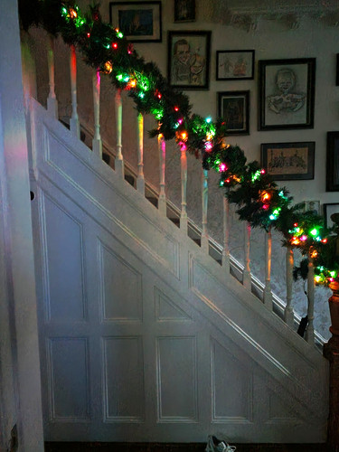 Artificial christmas garland - christmas,