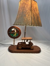 Vintage Handmade Golf Clock