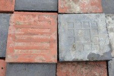 Batch of 20m2- Red and Staffordshire Blue Quarry Tiles 6" x 1"