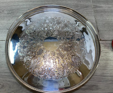 Round  Silver Plate on Copper