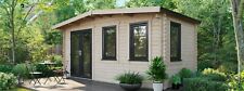 44mm Cabin | Power Chalet Log Cabin | Large Timber Cabin | Sizes 8x12  to 10x18