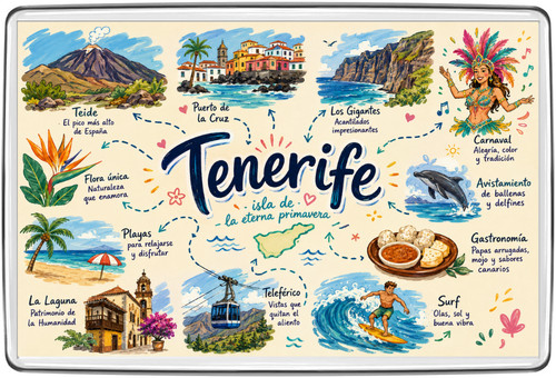 Tenerife canary islands fridge - tenerife,