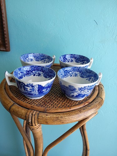 Spode blue italian footed - blue,