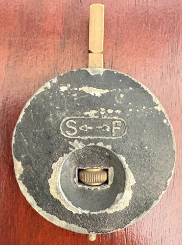 Vintage clock pendulum bob f - vintage,