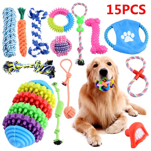 15x tough dog toys - 15x,