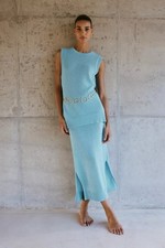 Zara Co Ord Set Light Blue