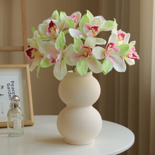 Cymbidium orchid silk - cymbidium,