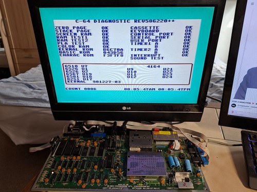 Commodore c64 motherboard - c64,