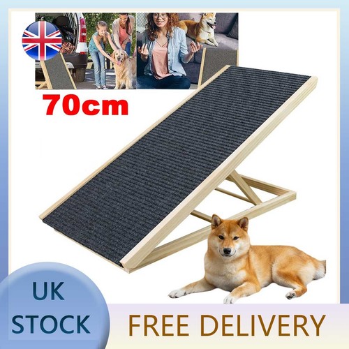 Wooden dog ramp - ramp, adjustable