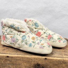 Vintage Quilted House Slippers