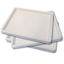 Set of 3 White Inking Tray