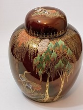 Carlton Ware Rouge Royale "Hand painted"  Ginger Jar