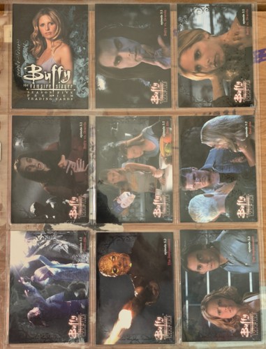Buffy season trading cards - buffy,
