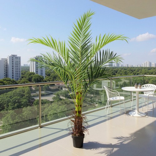 180cm 6ft artificial palm tree - 6ft,
