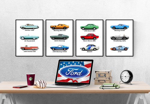 Ford motor car compilation - motor, set