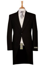 Mens Morning Suit Tailcoat Wool Wedding Jacket Herringbone Coat Royal Ascot Men