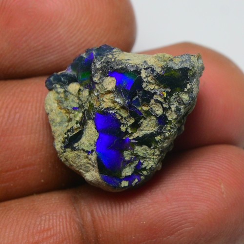 Natural black opal - natural, rough