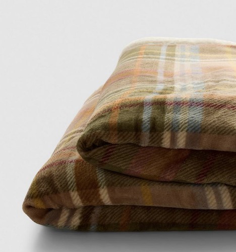 Primark autumnal tartan borg - tartan,