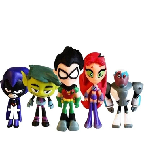 5pcs teen titans robin - teen,
