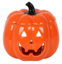 Orange pumpkin jack lantern - jack, o