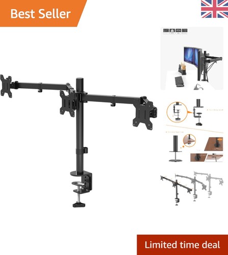 Ergonomic triple monitor - triple, desk