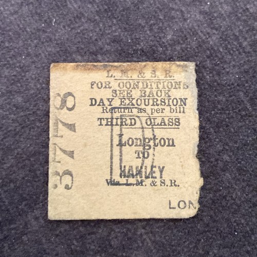 Half railway ticket - half., railway.