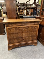 French Louis Philippe Chest of Drawers Antique 19th Century Walnut