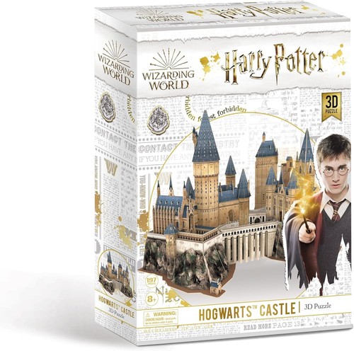 Hogwarts castle puzzle - 3d,