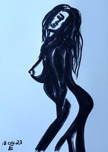Original drawing erotic - original,